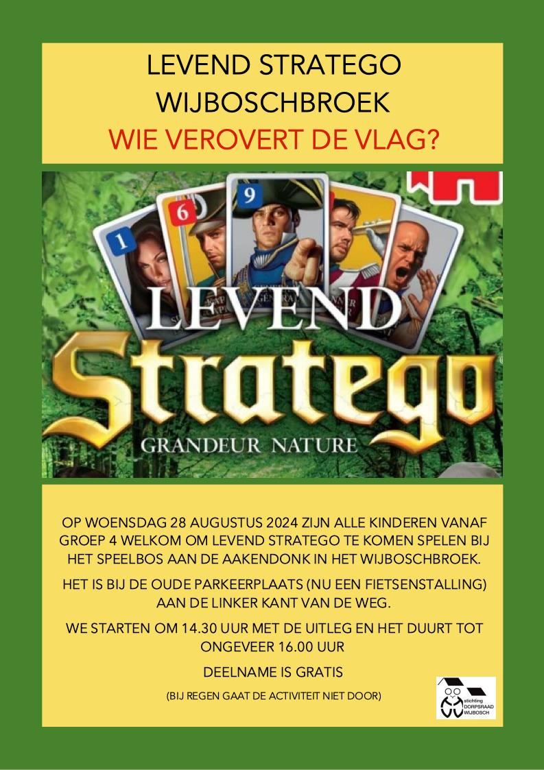 Levend Stratego in het Speelbos